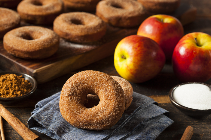 Cider Donuts and apples